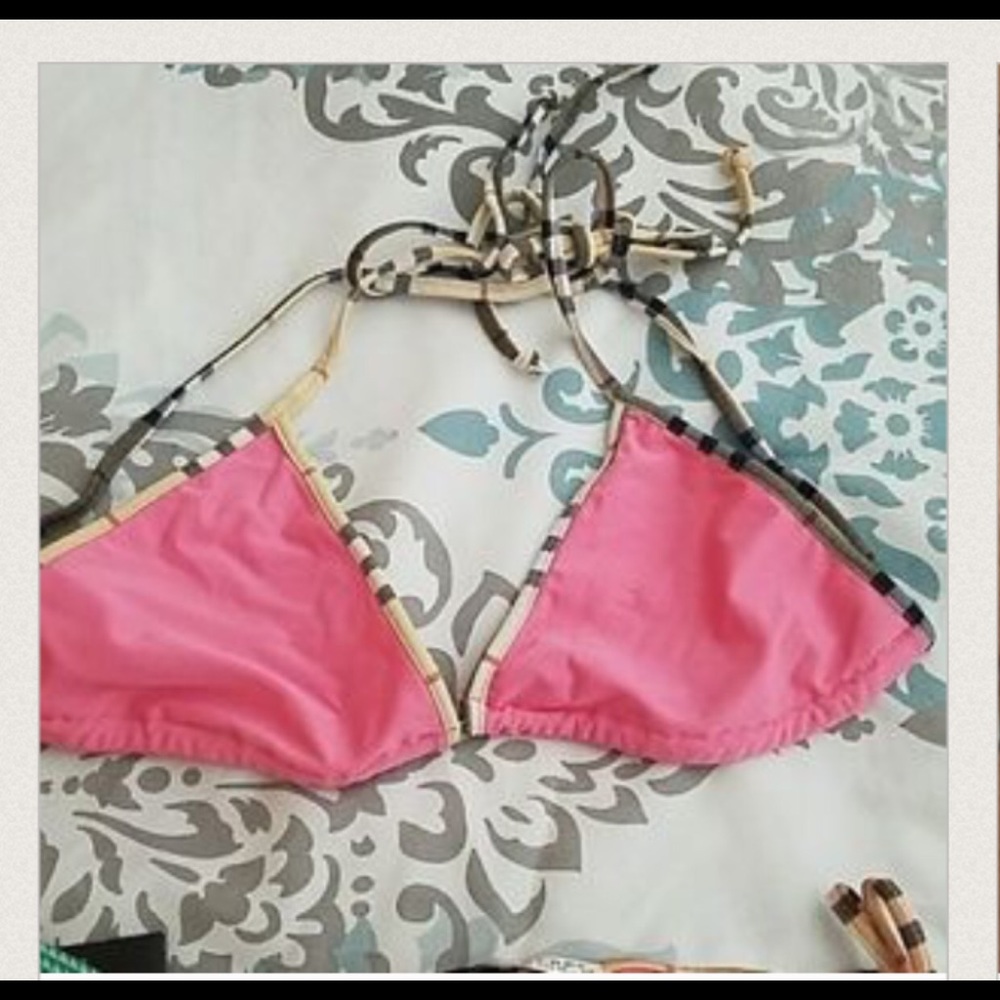 ISO large or extra large Burberry bikini top